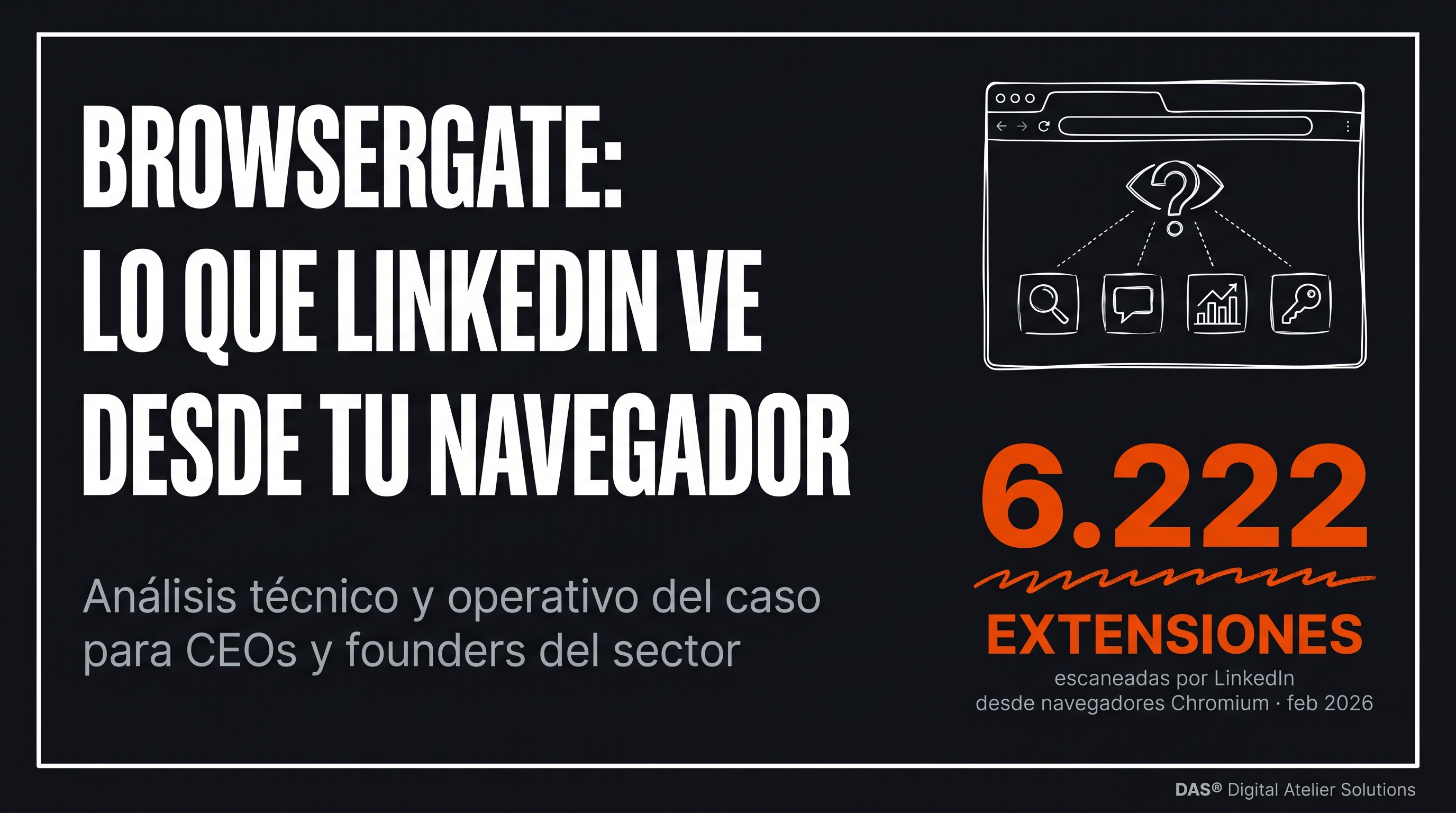 BrowserGate: cómo LinkedIn vigila tu navegador (2026)