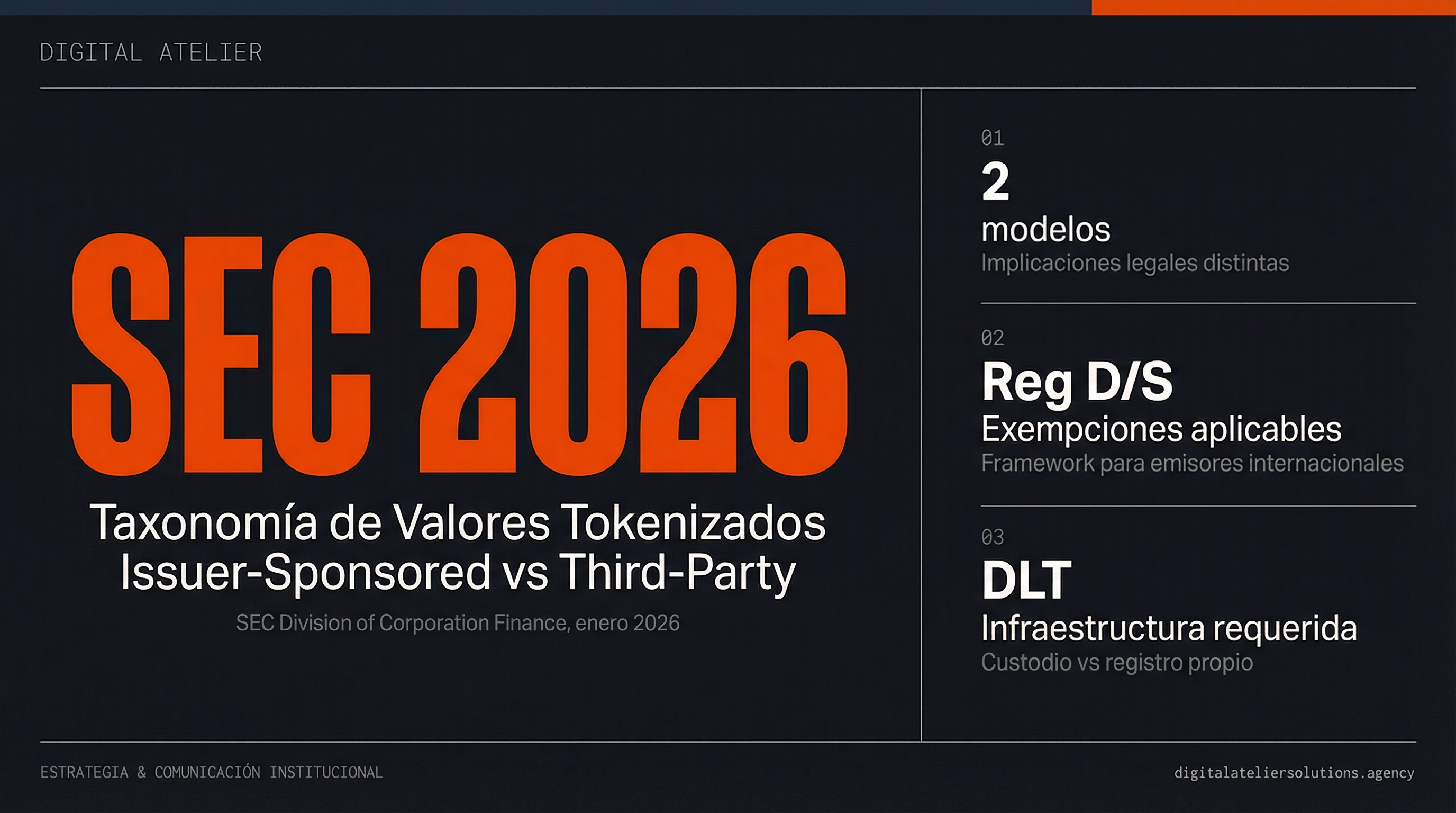 La SEC Define las Reglas para Valores Tokenizados: Qué Cambia en tu Estrategia de Emisión 2026